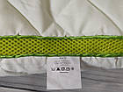 Подушка антиалергенна силіконова Aloe Vera 50 на 70 см Bio Cotton біла, фото 7