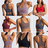 Зручний Безшовний Спортивний Топ Борцовка, 6 Кольорів