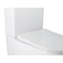 Унітаз Qtap Stork/Swan із сидінням Slim Duroplast/ Soft-close, фото 4