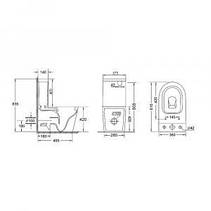Унітаз Qtap Stork/Swan із сидінням Slim Duroplast/ Soft-close, фото 6