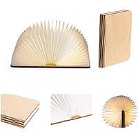 Нічник у вигляді книги, лампа LEDR - клен M