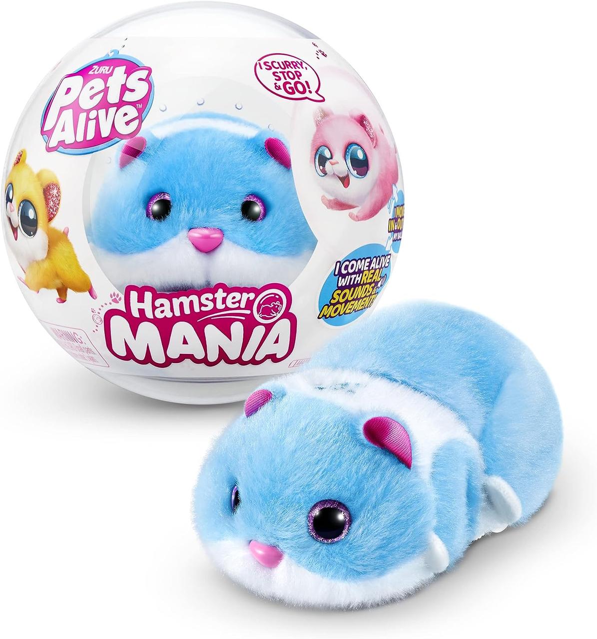 Інтерактивна іграшка Pets alive Кумедний хом'ячок Блакитний 9543A