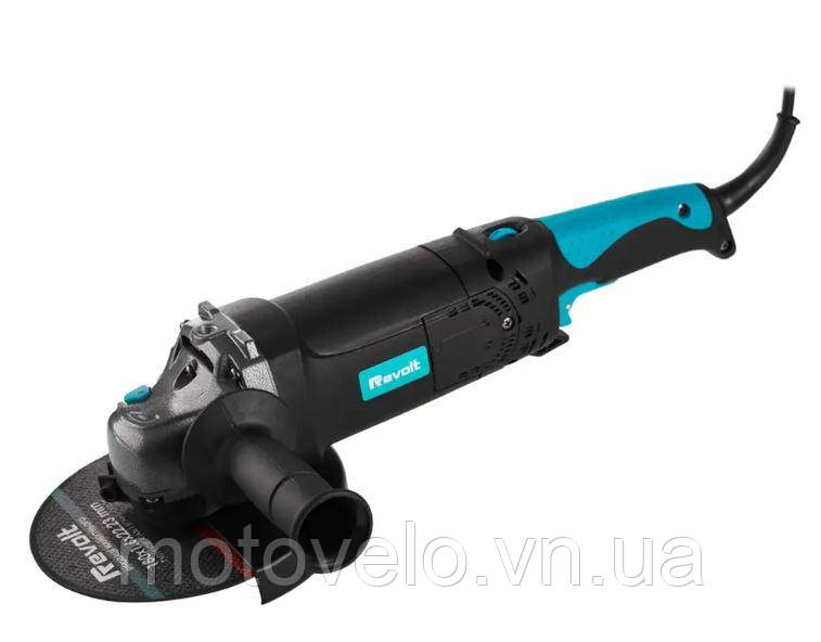 Кутова шліфмашина електрична Revolt AG 180-2200E (180 мм, 2200 Вт)