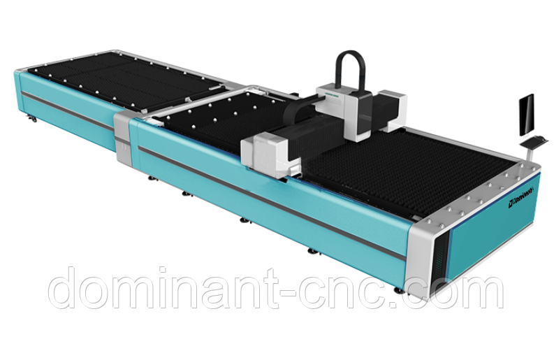 Волоконний лазерний верстат з ЧПУ для різання металу ADLT 1530 (2 стола)