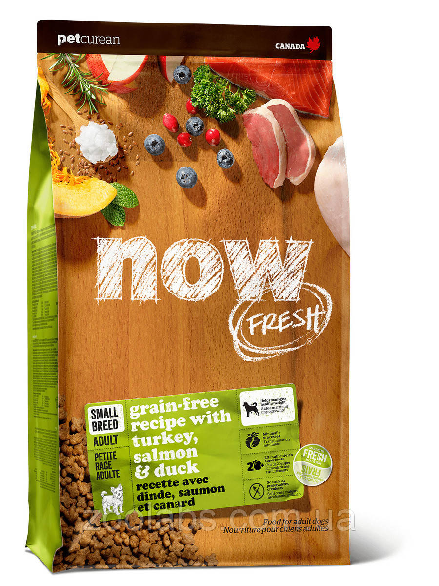 Корм Now для дрібних собак | Now Fresh Small Breed Adult 2,7 кг