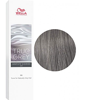 Крем-тонер для седых волос с пигментами Wella Professional True Grey Dark Graphite Shimmer, 60 мл