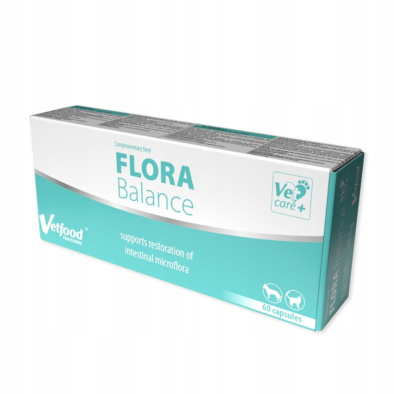 Flora Balance 60 капсул Пробіотик Собаки Коти Vetfood