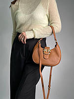 Сумка Pinko Mini Brioche Bag Hobo Brown