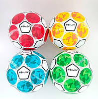 Мяч футбольный арт. FB2333 (100шт) №5, PVC 270 грам 4 mix
