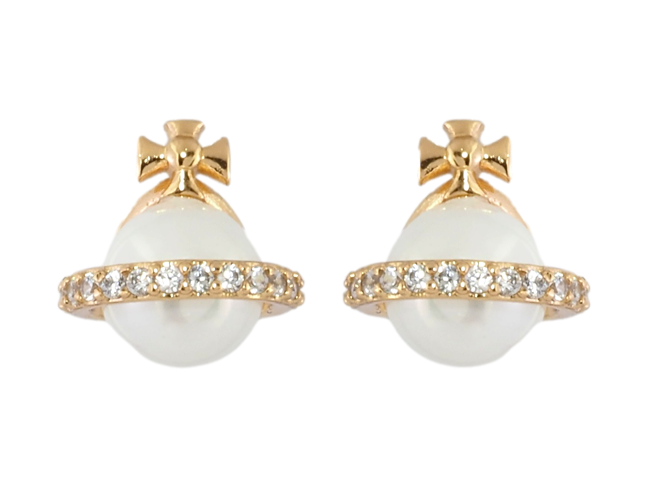 Сережки Xuping Позолота 18K пусети "Декоративні перлини"