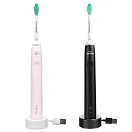 Набір ультразвукових зубних щіток Philips Sonicare ProtectiveClean 3100 Black + Pink HX3675/15, фото 2