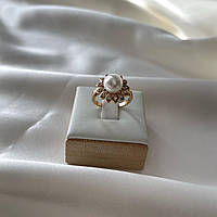 Кольцо позолота Xuping С жемчугом Золото 16.5 р R16014