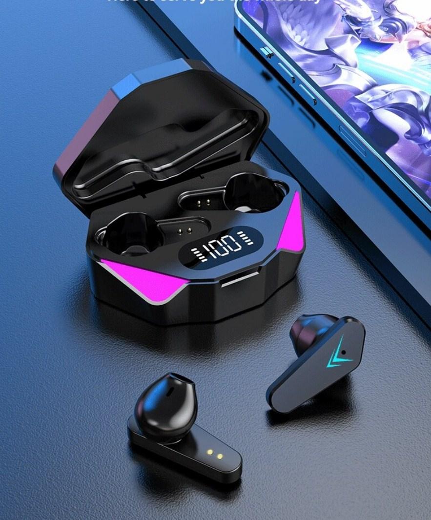Купить Игровые геймерские беспроводные Bluetooth наушники TWS X15 ...