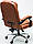 Крісло офісне Diego коричневе, фото 4