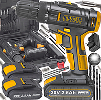 Акумуляторний шуруповерт Majster Polska MP-0427 20V + 2 акумулятори (Польща)