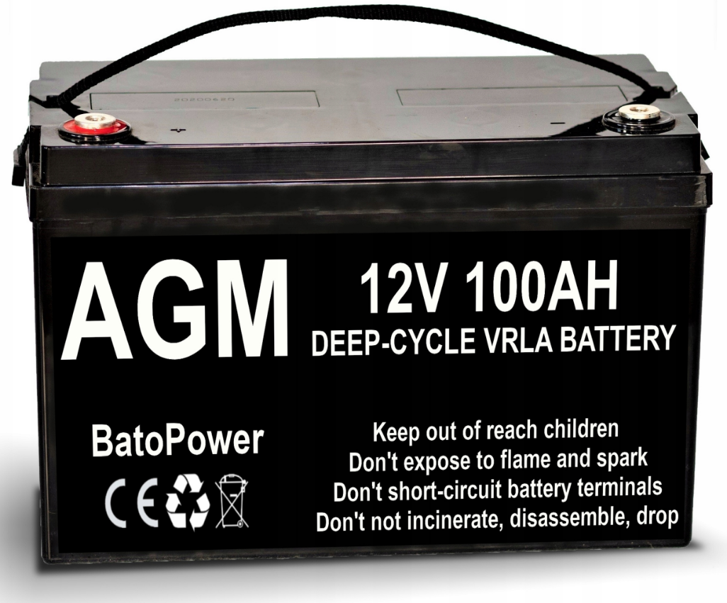 Акумулятор AGM BatoPower 12 В 100 А·год (Польща)