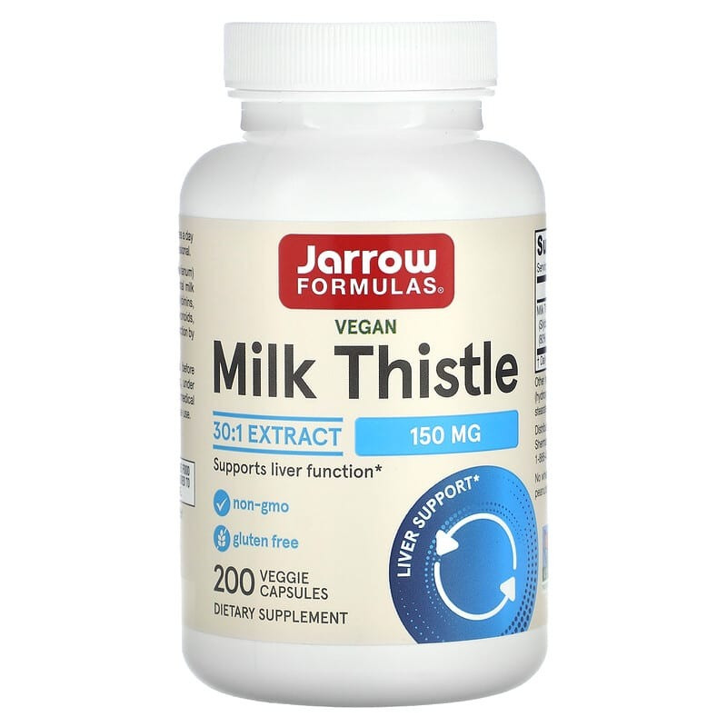 Розторопша плямиста Jarrow Formulas "Milk Thistle" 150 мг (200 капсул)