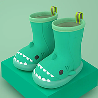 Гумові чоботи дитячі дуже легкі та м'які виготовлені з високоякісних матеріалів 16р 15см зелений