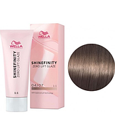 Краска для волос Wella Professional Shinefinity 04/07, 60 мл