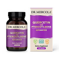 Натуральна добавка Dr. Mercola Quercetin And Pterostilbene Advanced, 60 капсул