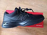 New Balance NB 411 кросівки чоловічі шкіряні чорні Нью Беланс оригінал устілка 27,5 см., фото 3
