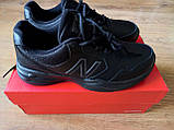 New Balance NB 411 кросівки чоловічі шкіряні чорні Нью Беланс оригінал устілка 27,5 см., фото 2