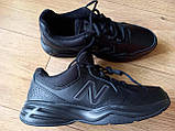 New Balance NB 411 кросівки чоловічі шкіряні чорні Нью Беланс оригінал устілка 27,5 см., фото 4