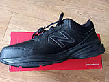 New Balance NB 411 кросівки чоловічі шкіряні чорні Нью Беланс оригінал устілка 27,5 см., фото 6