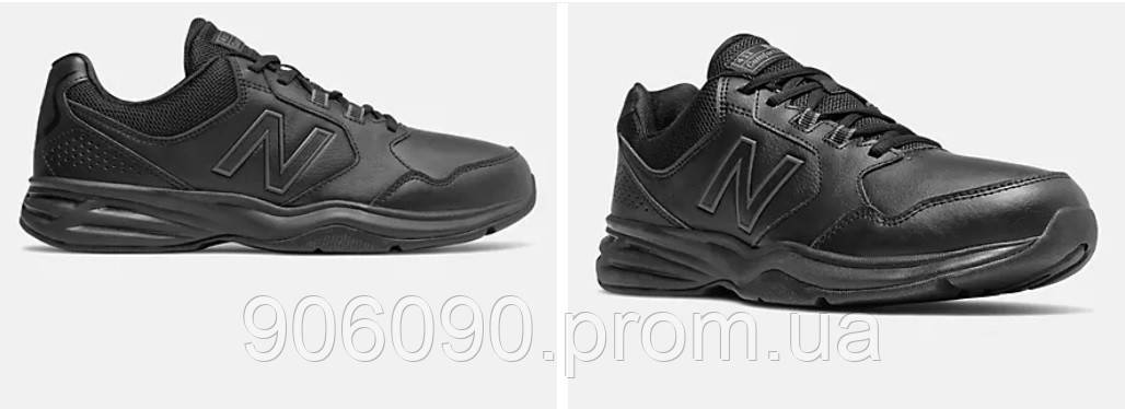 New Balance NB 411 кросівки чоловічі шкіряні чорні Нью Беланс оригінал устілка 27,5 см.