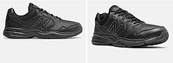 New Balance NB 411 кросівки чоловічі шкіряні чорні Нью Беланс оригінал устілка 27,5 см.