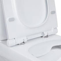 Унітаз Qtap Cardinal із сидінням Slim Duroplast/ Soft-close/ Quick relase, фото 5