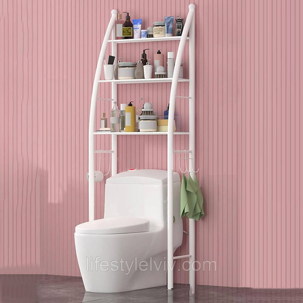 Стелаж для зберігання над пральною машиною 160х60х25см, LAUNDRY RACK / Підлоговий органайзер