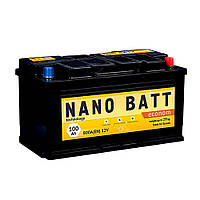 Акумулятор NANO BATT Econom -100 + правий (800 пуск)