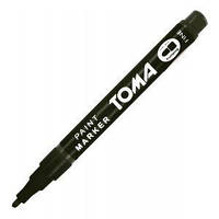 Тонкий масляный маркер Toma 1,5 мм, черный