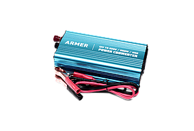 Перетворювач напруги 12V-220V/550W/USB/мод.хвиля  ARM-PI600