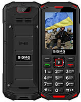 Телефон Sigma X-treme PA68 Black/Red UA UCRF