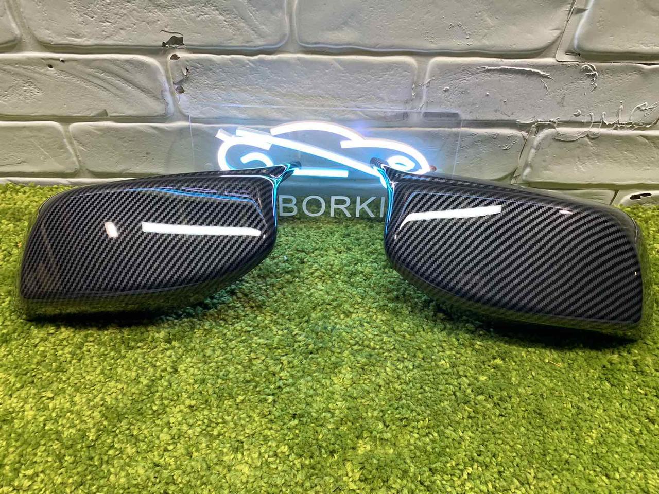 Накладки на зеркала M Performance BMW 5 Series E60 E61 E63 E64 2003-2008 карбон бмв е60, фото 1