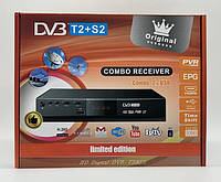 Тюнер TS ORIGINAL 9902 DVB T2+S2 12V (Метал) / Оранжевая коробка (20шт)