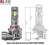 Qline SA (Small Active) HB3 9005 6000K 52W 8000Lm мини светодиодные автомобильные LED лампы (2 шт)