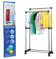 Двойная стойка-вешалка для одежды Double Pole Clothes (65cм) / ART-0175 (Только Ящик!) (12шт)