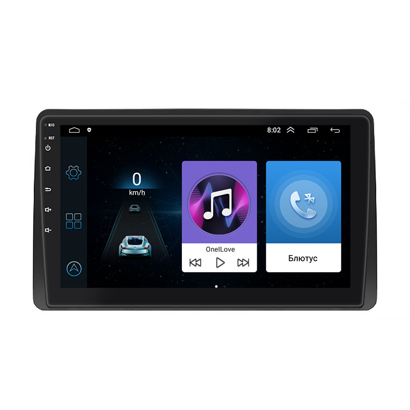 Штатна магнітола Lesko для Renault Duster II 2020-н.в. екран 9" 1/16Gb/ Wi-Fi Optima GPS Android Дастер 8 шт., фото 1