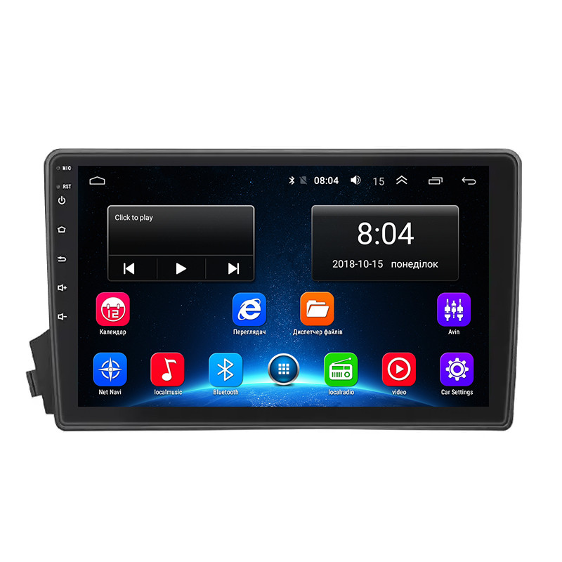 Штатна магнітола Lesko для SsangYong Kyron I Рестайлінг 2007-2015 екран 9" 2/32Gb Wi-Fi GPS Base 2 шт., фото 1
