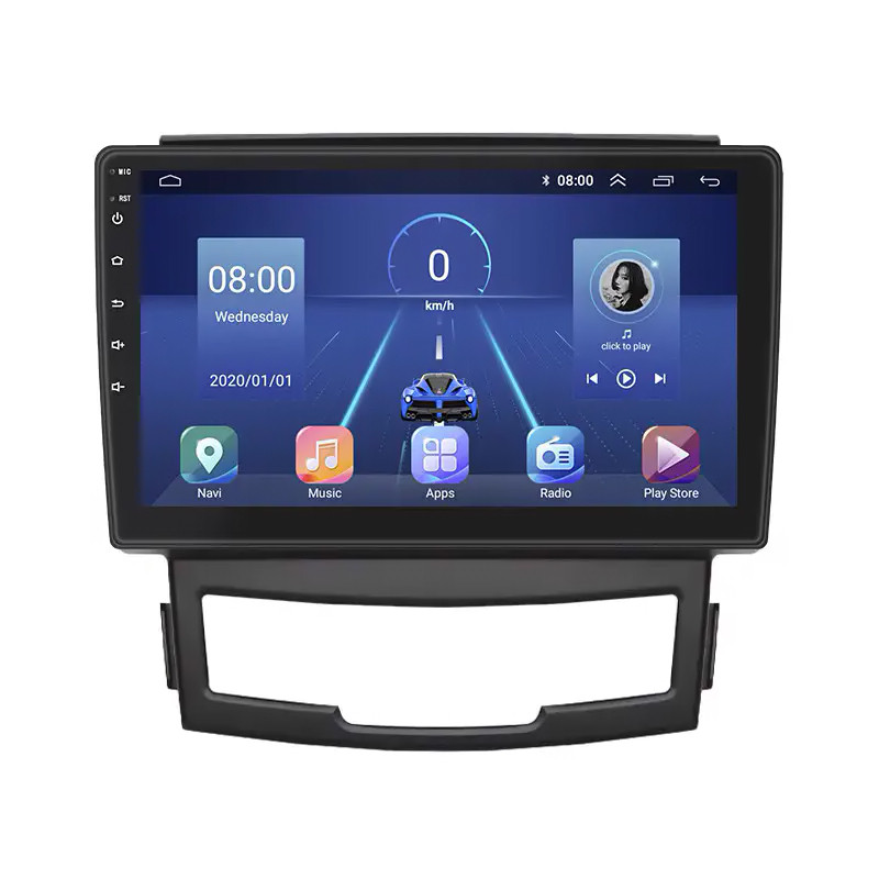 Штатна магнітола Lesko для SsangYong Actyon II 2010-2013 екран 9" 6/128Gb 4G Wi-Fi GPS Top 1 шт.