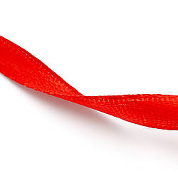 Стрічка атласна 0,6 см Червоний 1 рулон +-91 м