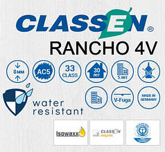 Ламінат CLASSEN Rancho WR 8/33 4V