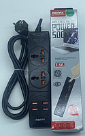Сетевой удлинитель Anti-Static BKL-01 Power Socket (3-разъема / 4-USB / 3.4A) (100шт)