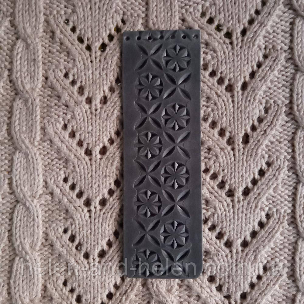 Клапан сумки вузький. "Орнамент". Світло-сірий, фото 1