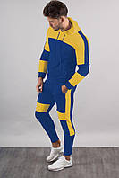 Спортивный костюм Желто-Голубой мужской (1512)