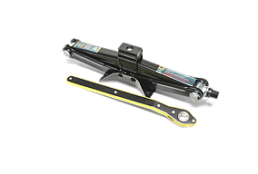 Домкрат механічний 1,5 т. 104 / 385мм. трещітка з гумкою  ARM-115