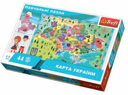Пазли Trefl навч. Карта України для дітей №15584